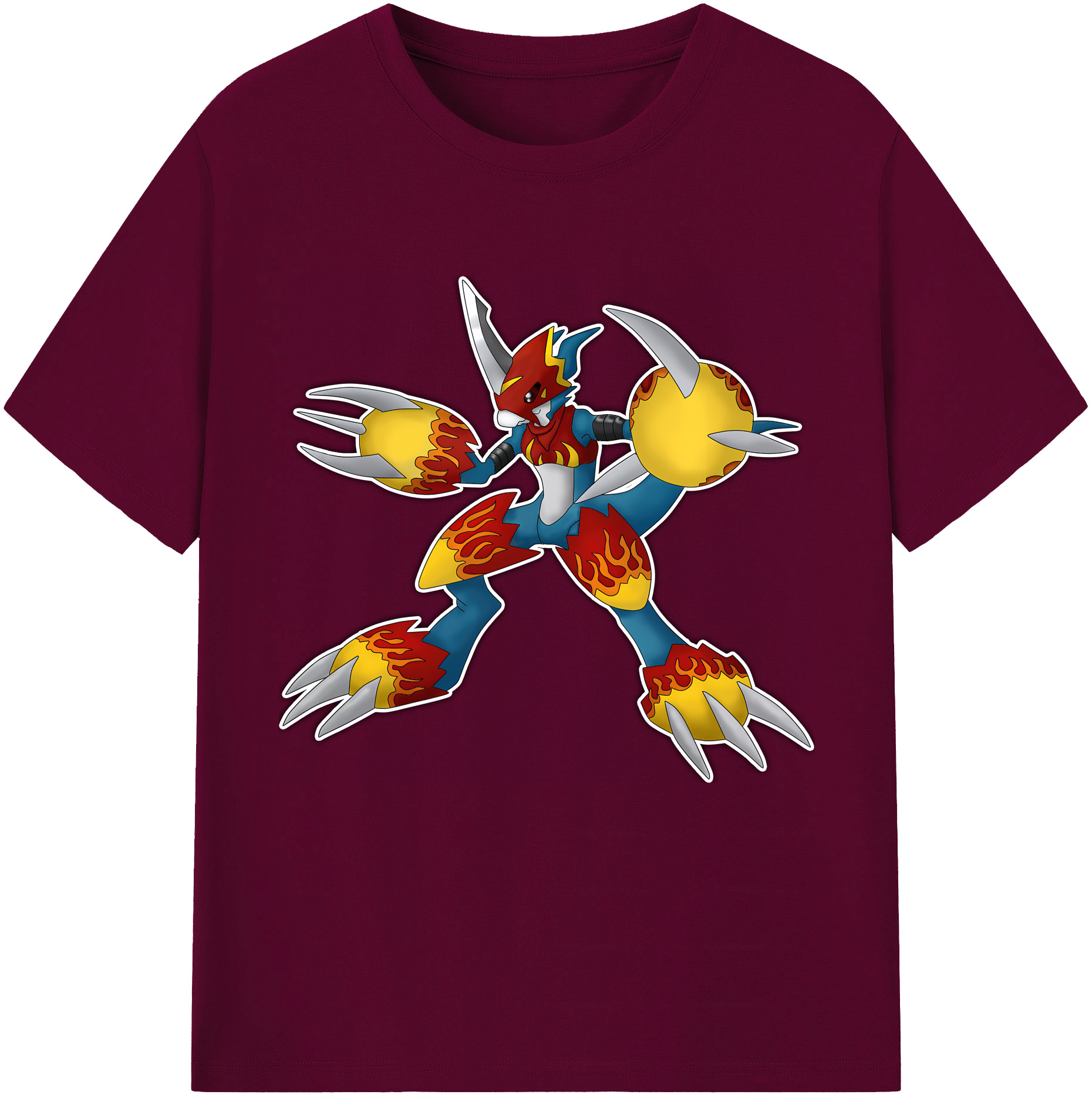 （画像用） Digimon デジタルモンスター/デジモン レディースカジュアルプリントTシャツ（綿100％）